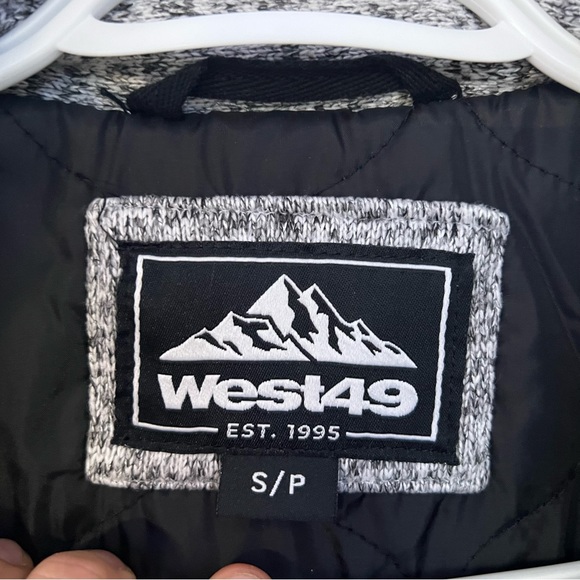 (S) West49 Jacket coat with chest pockets in grey - Picture 5 of 6